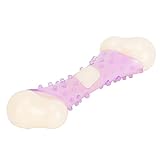 Kleines Knochenspielzeug, Molarenzähne Kleines Knochenspielzeug, das die Langeweile bei Haustieren reduziert, aus ABS + TPR Nützlich für Zuhause für Hunde für Reisen für den Alltag(S, Lavendel)