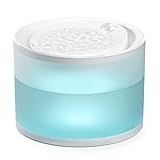 Meowant Trinkbrunnen für Katzen mit kabelloser Wasserpumpe, 2,2L Katzenbrunnen, superleise / kabellos betriebene Basis / BPA frei, geeignet für Katzen und kleine Hunde