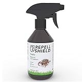 RepellShield - Natürliches Zecken Spray als Schutzbarriere, Hautfreundliches Anti Zeckenschutz Hundespray für ihre Haustiere, Flohspray, Zeckenmittel Katzen Produkt, Zeckenspray Hund - 250ml