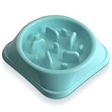 igadgitz Home U6969 - kleine Hundenapf, Jugendliche, Welpen Antischling Haustier Interaktiv Slow Feed Napf Langsam Kätzchen Puzzle Essen Schüssel