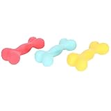 Jarchii Knochenform Haustier Spielzeug, Hund Bissbeständiges Knochenspielzeug 3Pcs Macaron Farbe Haustier Kauspielzeug, Kauspielzeug Katzen Hunde Haustiere