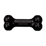 KONG – Extreme Goodie Bone – Robuster Kautschukknochen für Kräftiges Kauen, Schwarz – Für Große Hunde