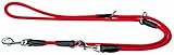HUNTER Freestyle Verstellbare Führleine für Hunde, robust, wetterfest, 1,0/200 cm, rot