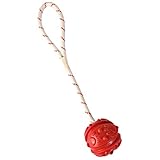 Trixie 33482 Ball am Seil, Naturgummi, schwimmt, ø 7/35 cm