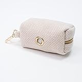 Crea MODERN - Hundekotbeutelspender aus Stoff - elegantes und modernes Design (beige-pink)