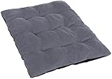 MyBestBuddy Hundekissen grau 120x80 cm XXL, 40°C waschbar mit weichem Stoffbezug - allergikerfreundlich (100% Polyester) - Hundematte BZW. Hundebett für sehr große Hunde, 120 x 80 cm