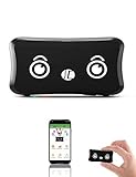 GPS Gerät Tracker mit App Finder, Likorlove Mini Wasserdichte Leichte Anti Verloren Locator mit Wiederaufladbar Akku Halsband Erweiterung Online Tracking für Hund Katzen Haustiere KFZ Personen per SMS