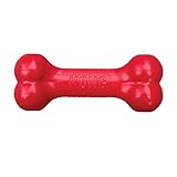 KONG – Goodie Bone – Hundeknochen aus Robustem Kautschuk zum Kauen und Snacken – Für Große Hunde
