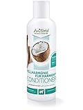 AniForte Fellharmonie Conditioner für Hunde 200ml - Spülung für Hunde mit Kokosöl & Aloe Vera, für Langhaar & Kurzhaar, natürliche Inhaltstoffe, ohne Parfum