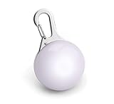 PRECORN Leuchtanhänger Weiss LED Hunde Katzen Hundegeschirr Leuchthalsband Hundeleuchthalsband