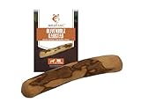 Wildfang® Olivenholz - Kaustab für Hunde, 100% natürliches Hundespielzeug, Zahnpflege & Training (M)