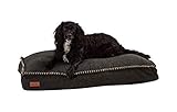 SACKit - DOGit Cobana - Schwarz Indoor/Outdoor Hundebett/Hundekissen/Hundedecken für große Hunde & Katzen - Abwaschbar, Wetterfest & Wasserdicht - 120 x 80 cm - Für Drinne & Draußen