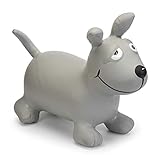 Brink Holzspielzeug Hopser Grauer Hund Gummi Hüpftier