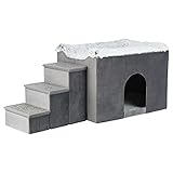 TRIXIE Hunde Höhle mit Treppe, Grau, (38039)