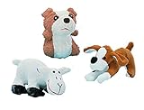 Nobby Hundespielzeug Schaf Latex Bär Hund farblich passend 5-7 cm