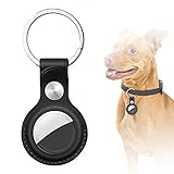AICase PU-Lederhülle kompatibel mit dem neuen AirTag 2021, AirTag Zubehör mit Schlüsselanhänger/ Taschenanhänger/ Kofferanhänger/ Gepäckanhänger/ Hundehalsband Anhänger