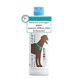 Natürliches Hundeshampoo gegen Juckreiz, Milben, Flöhe & Pilzbefall - 500ml für Hund & Katze - Juckreiz lindern & Haut re­ge­ne­RIE­Ren - Reinigung und Pflege