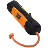 Hunter Trainer Snack Dummy mit Wurfseil, 37 cm, orange/schwarz