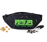 siviwonder Bullterrier Bully Hundesport Gürteltasche Bauchtasche Hund Stickerei Farbe Stickerei neongrün