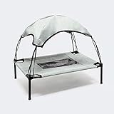 Wiltec Hundeliege Grau 76x60x16cm bis 40kg Relaxliege Hundebett Katzenliege Haustier Schlafplatz