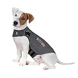 Thundershirt Beruhigungsweste, Hundemantel für ängstliche Hunde, Größe S, grau, 99002