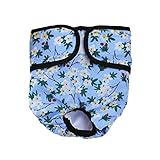 Savlot Hundewindel für Hündinnen, wiederverwendbar, waschbar, langlebig, Hundewindeln, Hosen, Hundewindeln, Damenbinden, Höschen für Hündinnen