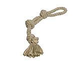 Nobby Rope Toy, Spielseil doppelt Sisal-Cotton-Mix natur 60 cm; 600 g; 3 Knoten