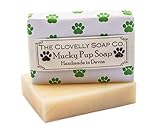 Clovelly Soap Co Natürliche handgemachte Hundeseife für alle Rassen & Felltypen 100g Fellpflege
