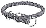 Trixie 144016 Cavo Zug-Stopp-Halsband, L: 47–55 cm/ø 18 mm, graphit
