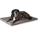 ONVAYA® Hundekissen aus Memory Foam | orthopädisch | 95 Grad waschbar | grau | Hundematratze XL (109 x 60 x 5 cm) | Hundebett | | Hundematte | Liegekissen