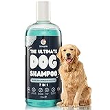 ZENAPOKI - Hundeshampoo sensitiv Naturprodukt, 500 mL, Fellpflege für Hunde - Welpen Shampoo Aloe Vera, Eucalyptus, Hundeshampoo gegen Juckreiz und Geruch, pH-neutral - Shampoo Hund alle Fell Typen