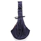 QiCheng&LYS Hände frei Pet Tragetuch, verstellbar Doppelseitig Soft Pouch Tote Design Pet Sling Bag Travel Schulter Tragetasche Handtasche Welpen, Kaninchen Katze (Blau)