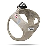 Curli Vest Geschirr Cord,Tan, S (1er Pack)