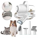 neabot P1 Pro Hundeschermaschine und Tierhaar Staubsauger, Profi Haustierpflegeset, leise Schermaschine Hund Katze Tierhaarschneidemaschine, Tierhaarentferner mit 5 bewährten Pflegewerkzeugen