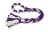 PetSafe Grip 'n Tug Vlies-Ersatzseil für Hundespielzeug, Zahnschonendes Zieh- und Kauseil, Auch alleine verwendbar, Weiß / Lila