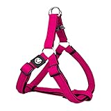 DDOXX Hundegeschirr Air Mesh, Step-In, verstellbar, gepolstert | viele Farben & Größen | für kleine, mittlere & große Hunde | Brust-Geschirr Hund Katze Welpe groß | Katzen-Geschirr klein | Pink, XS