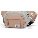 Wind Took Bauchtasche Gürteltasche Brusttasche Stylisch groß Hüfttasche Sport Handytasche mit Kopfhörer Port für Reise Wanderung Outdoor Running, Damen und Herren, 35×7.5×15cm