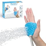 Aquapaw Pet Bathing Tool | Duschbrause & -bürste in einem für Ihr Haustier, Duschhandschuh kompatibel mit Dusche, Badewanne und Gartenschlauch, Fellpflege für Hunde, Katze, Pferd