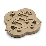 Nina Ottosson von Outward Hound Dog Hide N' Slide - Interaktives Hundespielzeug für Leckerlis - Hellbraun