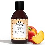 Belly Veganes Hundeshampoo gegen Geruch - Aromatische Hunde Shampoo Fellpflege mit fruchtigem Pfirsichextrakt Aroma, Hundeshampoo gegen Juckreiz, Hundeshampoo sensitiv, Hundeshampoo Langhaar - 250ml