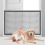 Hunde Türschutzgitter - Treppenschutzgitter Ohne Bohren Hundeschutzgitter Ausziehbar Türgitter für Hunde 110*70cm