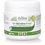 AniForte Bio Spirulina Pulver für Hunde & Katzen 250g, Mikroalge unterstützt Haut & Fell, Immunsystem & Stoffwechselprozesse, Vitamine & Mineralstoffe, Naturprodukt, biologischer Anbau, Laborgeprüft