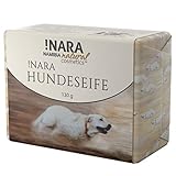 !Nara Hundeseife - 100% natürliche Inhaltsstoffe, reinigt gründlich + schonend, schön schaumig. Dezenter Duft, für jeden Haut- und Felltyp - 130 g