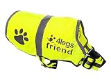 Sicherheitsweste - 5 Größen - Hundejacke reflektierend - Hunde leichte Sicherheitsweste für Sichtbarkeit und Sicherheit bei Tag und Nacht
