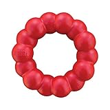 KONG – Ring – Hundespielzeug aus robustem Kautschuk zum Kauen – Für mittelgroße/große Hunde