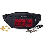 siviwonder American Staffordshire Hundesport Gürteltasche Bauchtasche Hund Stickerei Farbe Stickerei rot