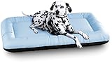 Knuffelwuff Wasserfestes In und Outdoor Hundebett Lucky Color Edition aus Nylongewebe XXL 120 x 85cm Blau
