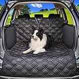 Meadowlark® Kofferraumschutz für Hunde - Wasserdicht! Kofferraum Hundedecke für Auto, Kombi, Van & SUV, Kofferraumdecke für den Hund mit Stosstangenschutz, extra stark gepolstert! mit Anschnallgurt