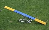 Callieway Agility Hundewippe gummiert; Agi-Seesaw Vario 3-teilig für alle Hunderassen - massiv, stabil & höhenverstellbar