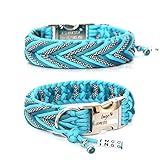 Paracord Halsband - Arrow, Hundehalsband, wahlweise mit Gravur und weiteren Extras